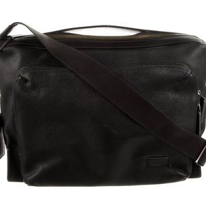 Tumi Black Leather Satchel bag- like new condition